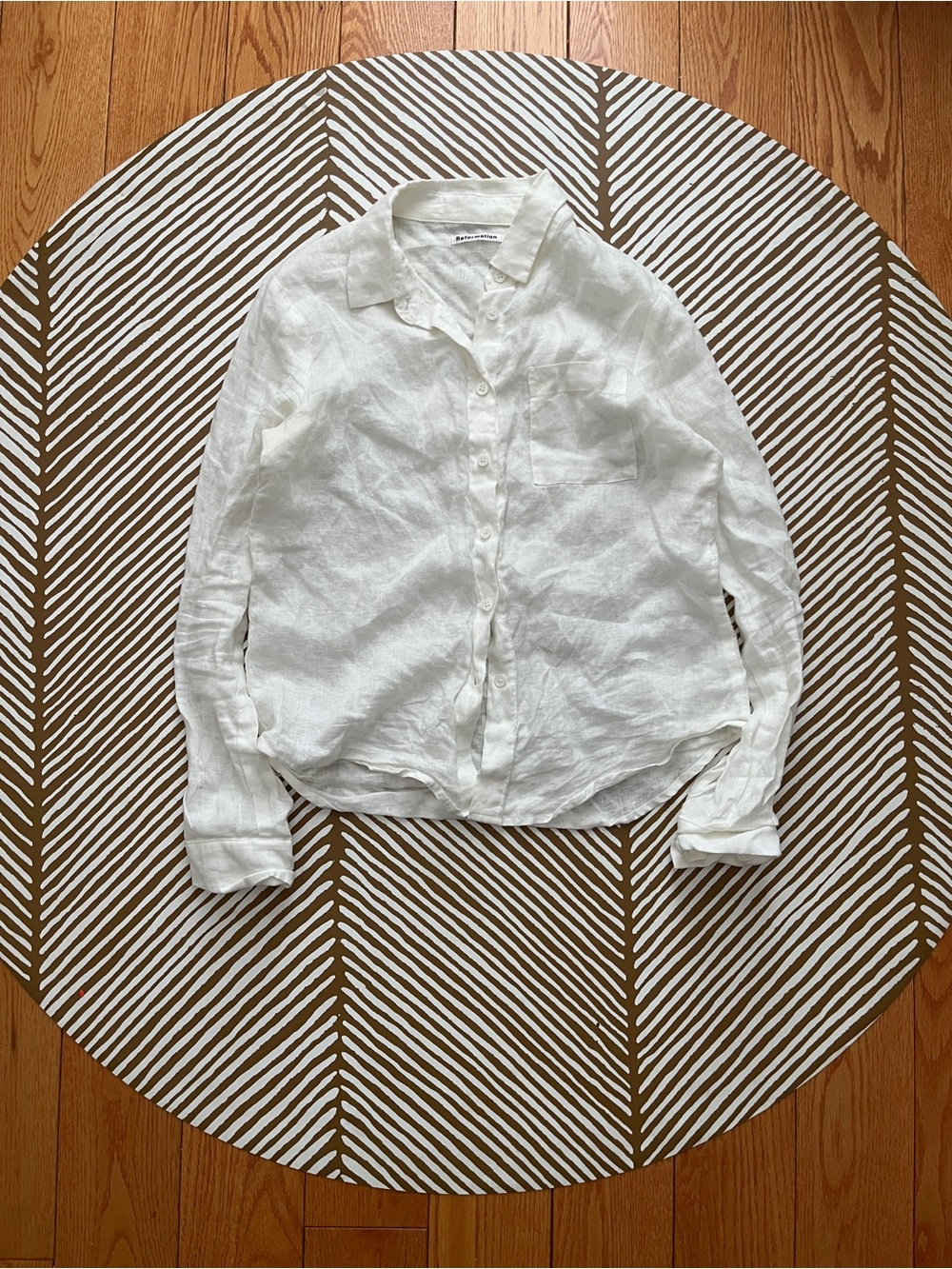 Reformation Linen Button Down Shirt (women’s XS)